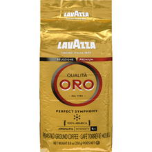 Load image into Gallery viewer, Lavazza Qualita Oro Roasted Ground Coffee Bag 8.8oz 250g