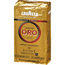 Load image into Gallery viewer, Lavazza Qualita Oro Roasted Ground Coffee Bag 8.8oz 250g