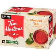 Load image into Gallery viewer, Tim Hortons Steeped Tea 12 Count Keurig K Cups