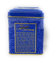 Load image into Gallery viewer, Wild Blueberry Black Tea 24 Bags in Decorative Tin