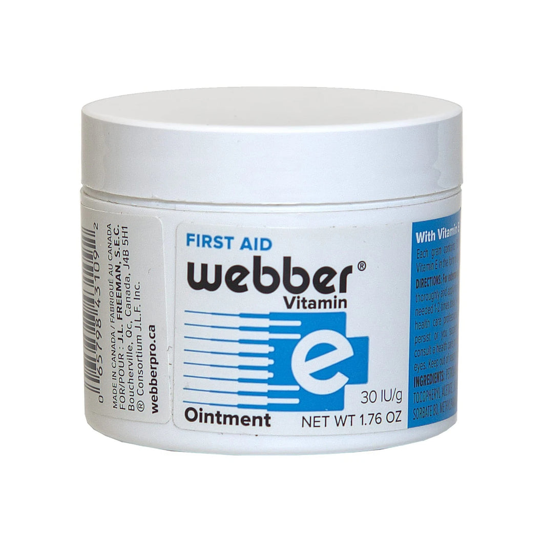 Webber Natural First Aid Ointment Protects and Provides Fast Healing Vitamin E