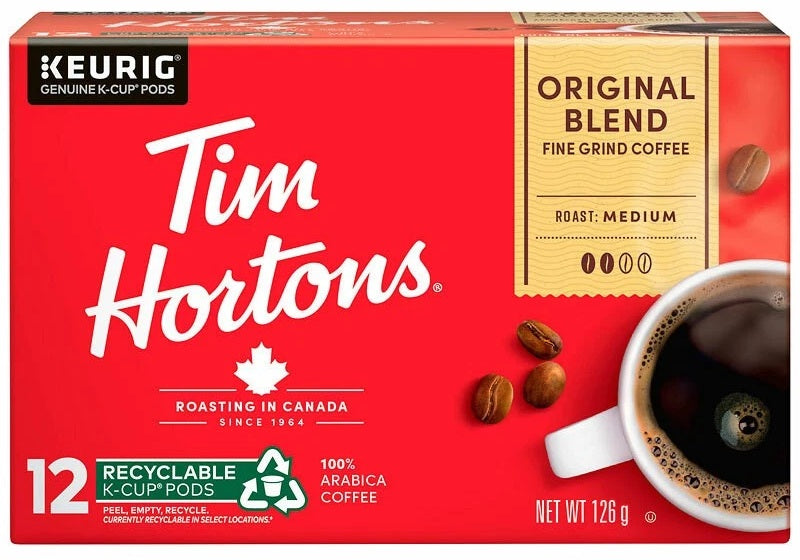 Tim Horton's K-Cup Original 12 Count,Red