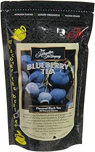 Blueberry Flavored Loose Black Tea Pack 100g
