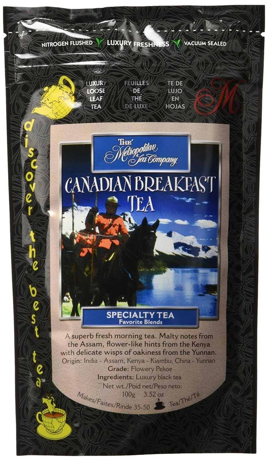 Canadian Breakfast Loose Black Tea Pack 100g
