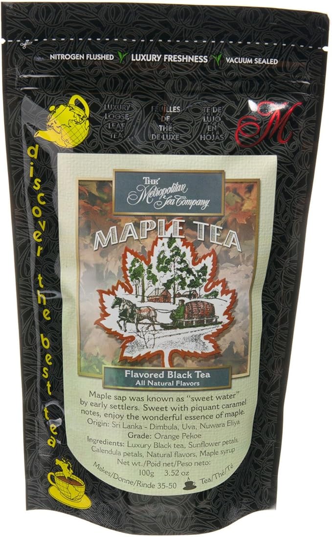 Maple Flavored Black Loose Tea Pack 100g