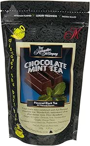 Chocolate Mint Flavored Loose Black Tea Pack 100g