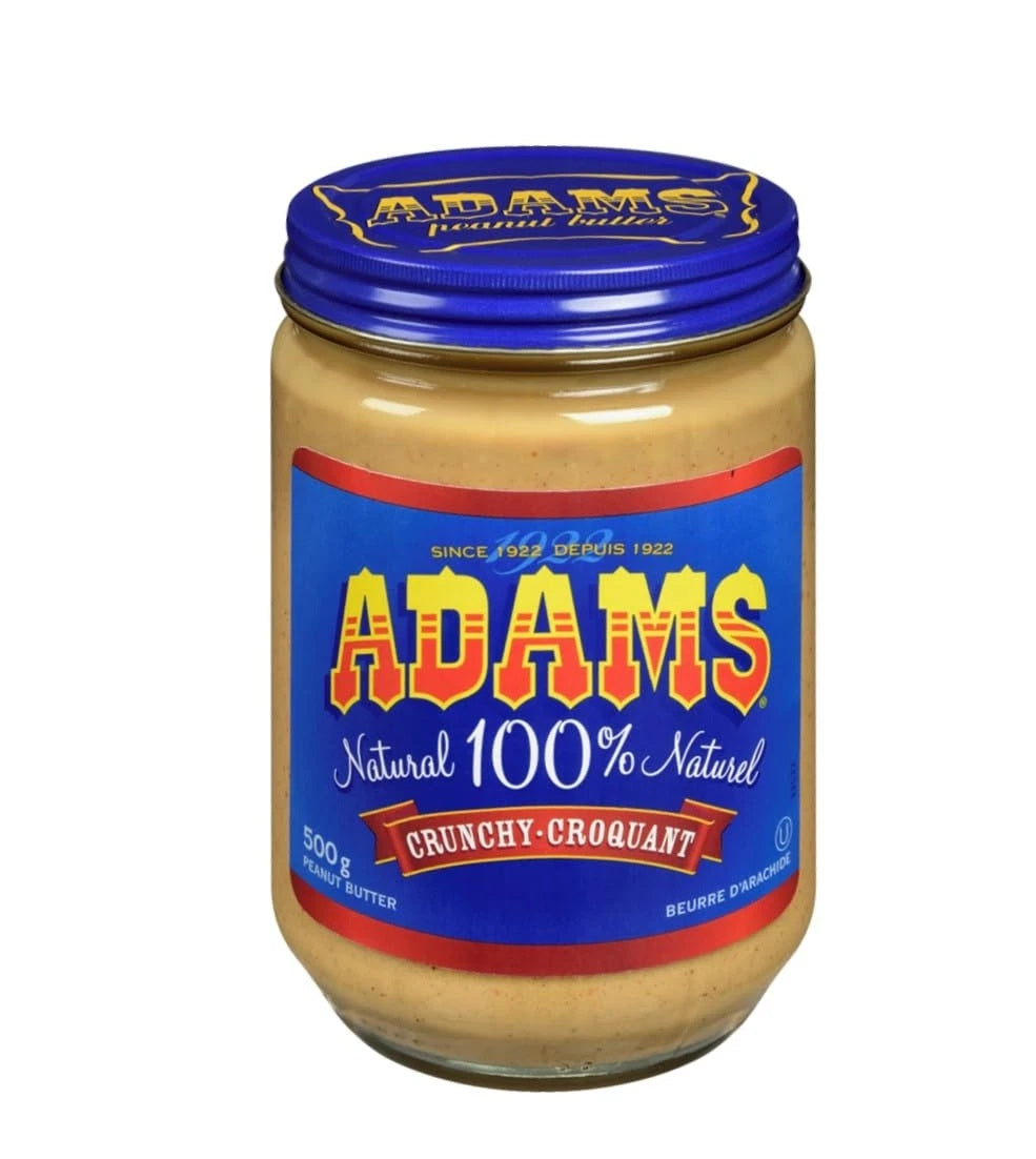 ADAMS Peanut Butter Crunchy, 500 GR
