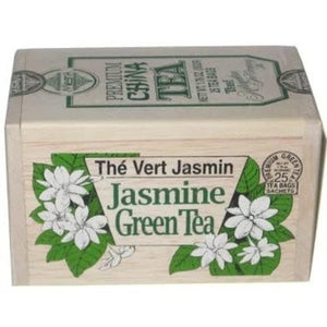 Jasmine Green Tea 25 Teabags in a Wood Box