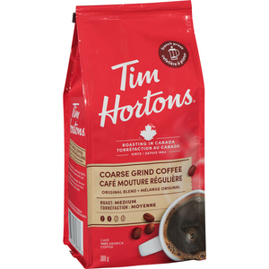 Tim Horton's Original Roast Coarse Grind Coffee 300g (10.5oz) Bag