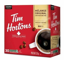 Load image into Gallery viewer, Tim Hortons Single Serve Coffee Original Blend K-Cup Pods for Keurig Coffee Make
