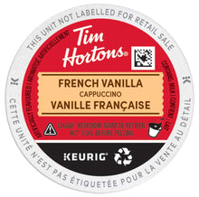 Load image into Gallery viewer, Tim Hortons French Vanilla Cappuccino Keurig 10 Pack K-Cups
