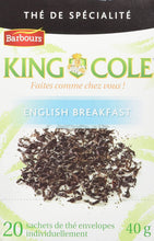 Load image into Gallery viewer, King Cole English Breakfast Tea - 20 Count
