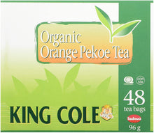 Load image into Gallery viewer, King Cole Organic Orange Pekoe Tea - 48 Count
