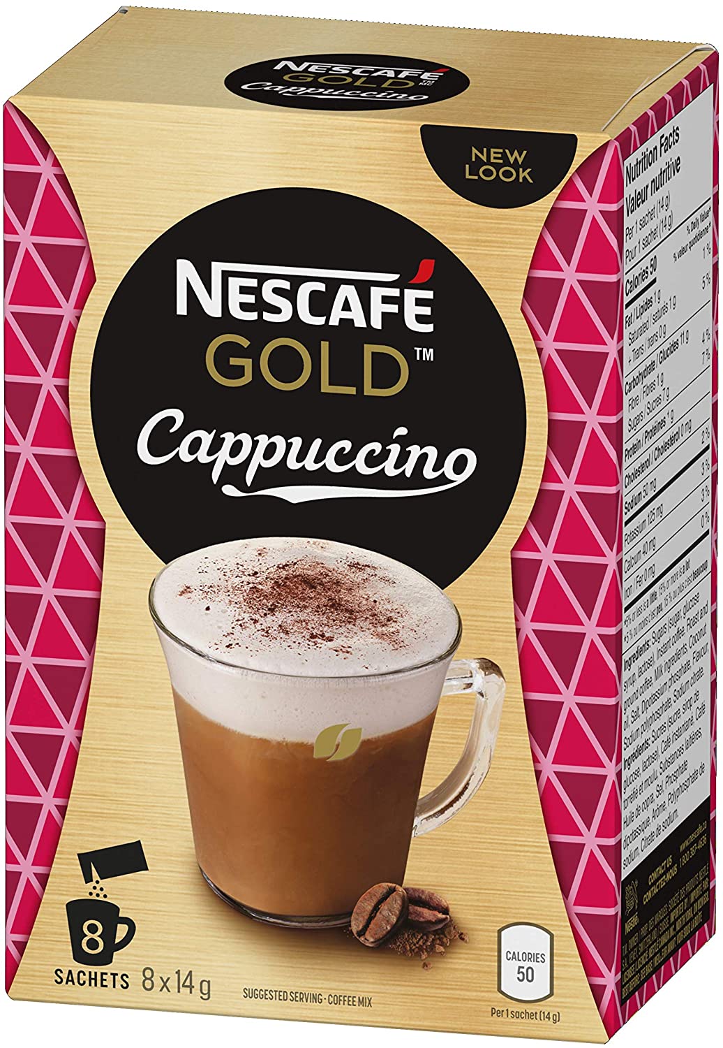 Nescafe Gold Instant Cappuccino 8x14g Sachets