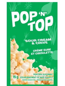 Pop n Top Popcorn Snack Seasoning 24x15g