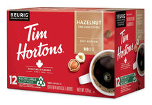 Load image into Gallery viewer, Tim Hortons Hazelnut Medium Roast Coffee Keurig 12 Pack K-Cups
