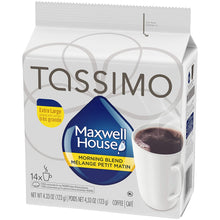Load image into Gallery viewer, Maxwell House Morning Blend - 14 Count Tassimo T Discs

