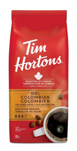 Tim Hortons Colombian Ground Coffee 300g (10.5oz) Bag