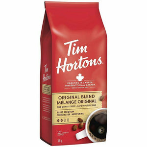 Tim Horton's Original Roast Ground Coffee 300g (10.5oz) Bag