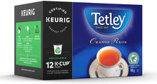 Load image into Gallery viewer, Tetley Orange Pekoe Tea 12 Count Keurig K Cups
